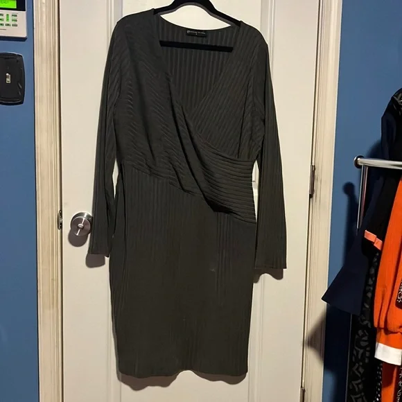 Fashion to Figure | Dresses | Gray Wrap Knit Sweater Dress | Poshmark Fashion to Figure | Dresses | Gray Wrap Knit Sweater Dress | Poshmark